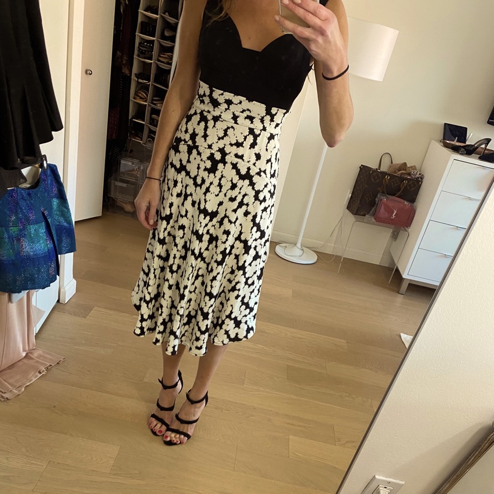 A.L.C. Morley Sweetheart Floral Silk Dress